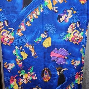 Disney Snow White Printed Blue Fabric Panel